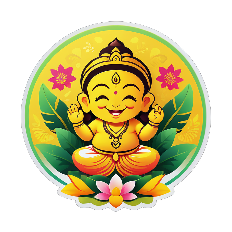 happy vishu sticker