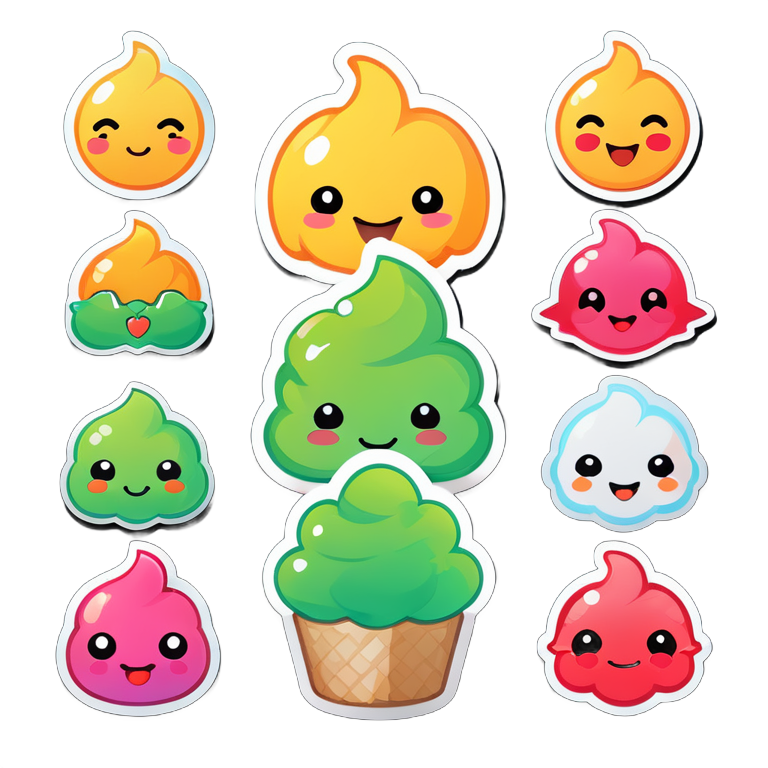 create a cute wahtsapp emoji sticker