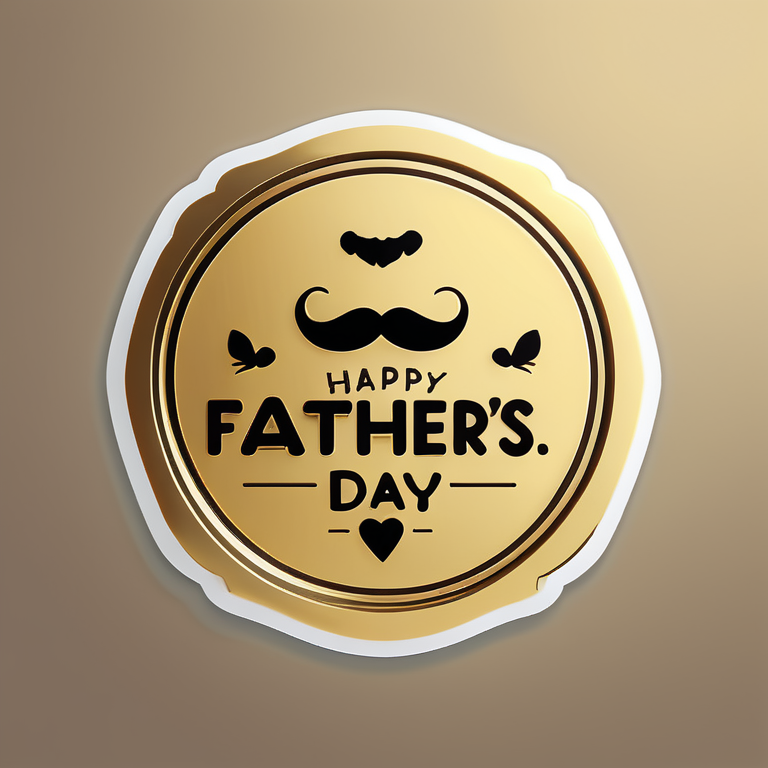 happy father's day 2021,gold metal background