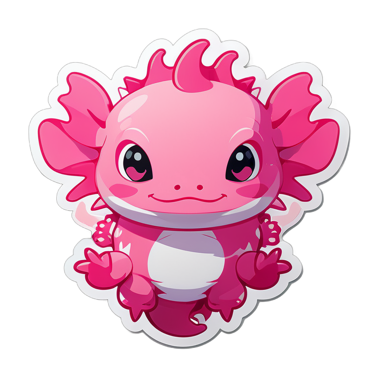 pink axolotl 